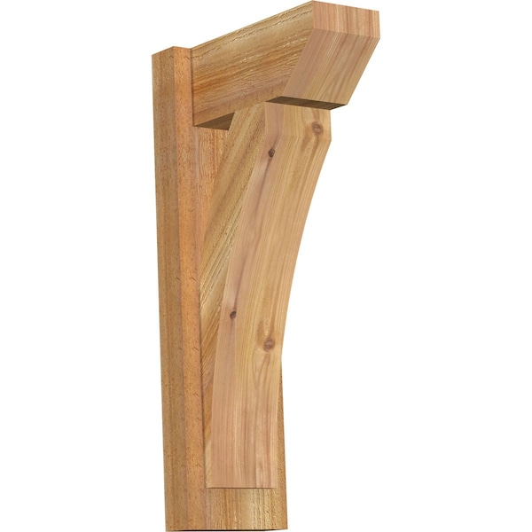 Ekena Millwork Thorton Slat Rough Sawn Outlooker, Western Red Cedar, 6"W x 12"D x 24"H OUT06X12X24THR06RWR - main